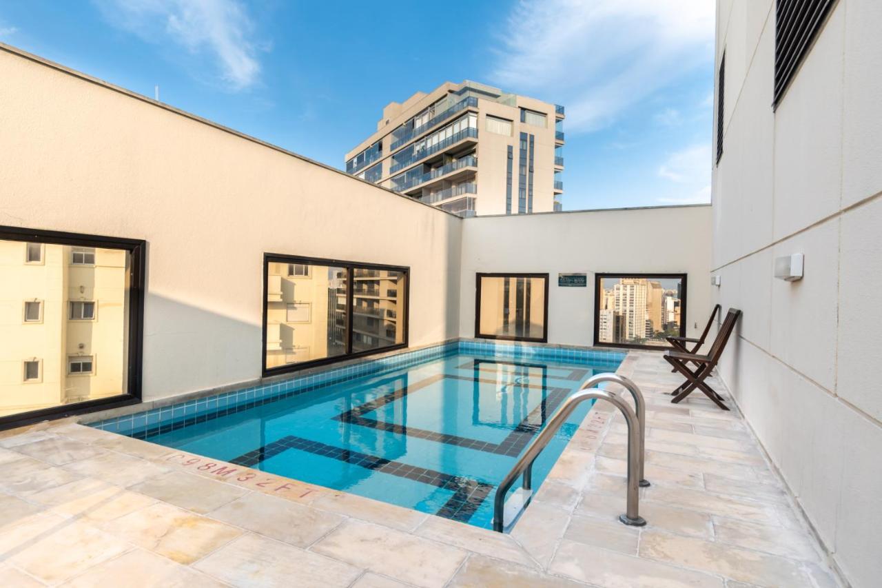 Flat Faria Lima Conforto Com Localizacao Privilegiada Em Pinheiros Sao Paulo Bagian luar foto